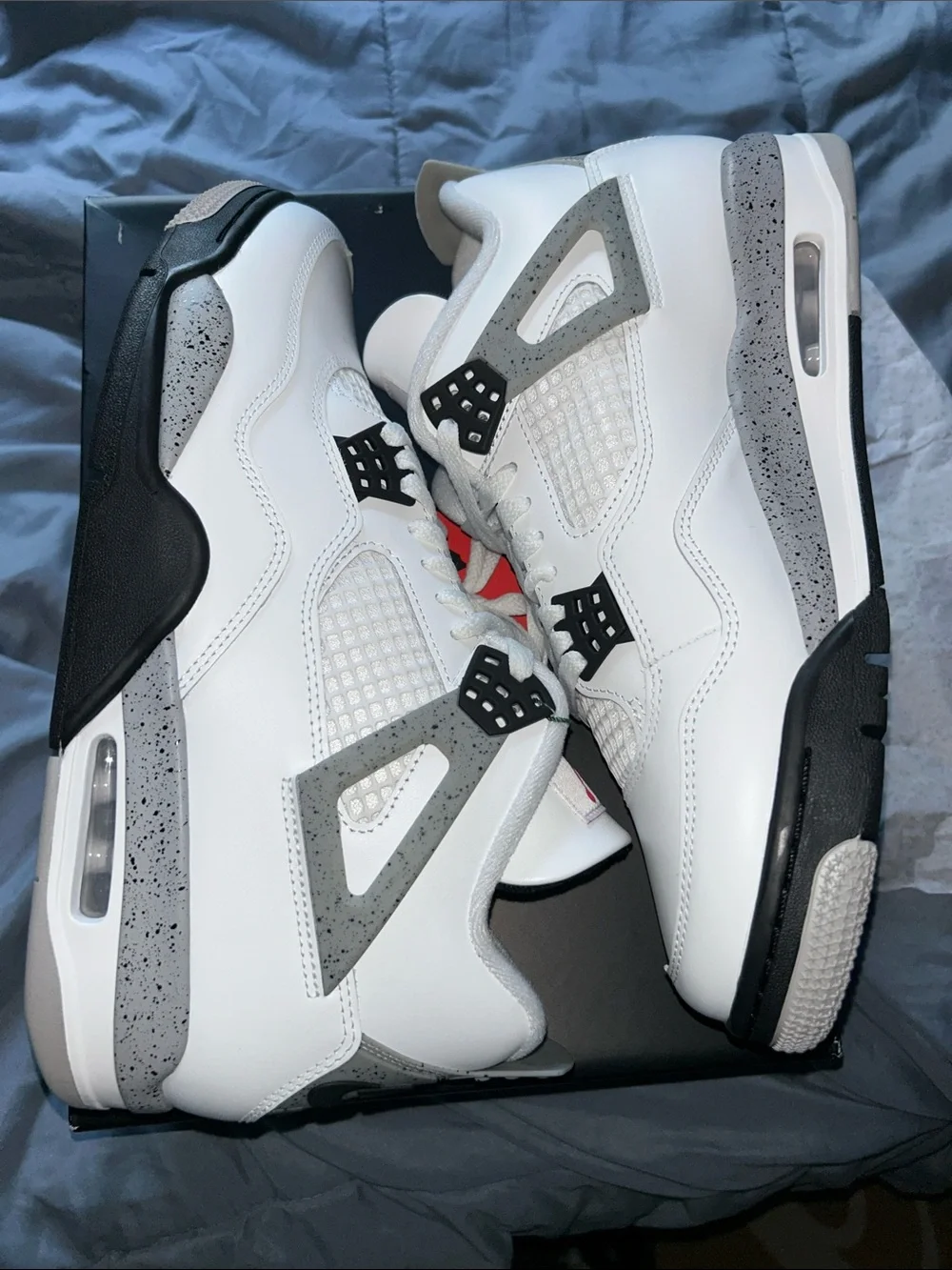 Jordan White and Red Men’s Retro Sneakers